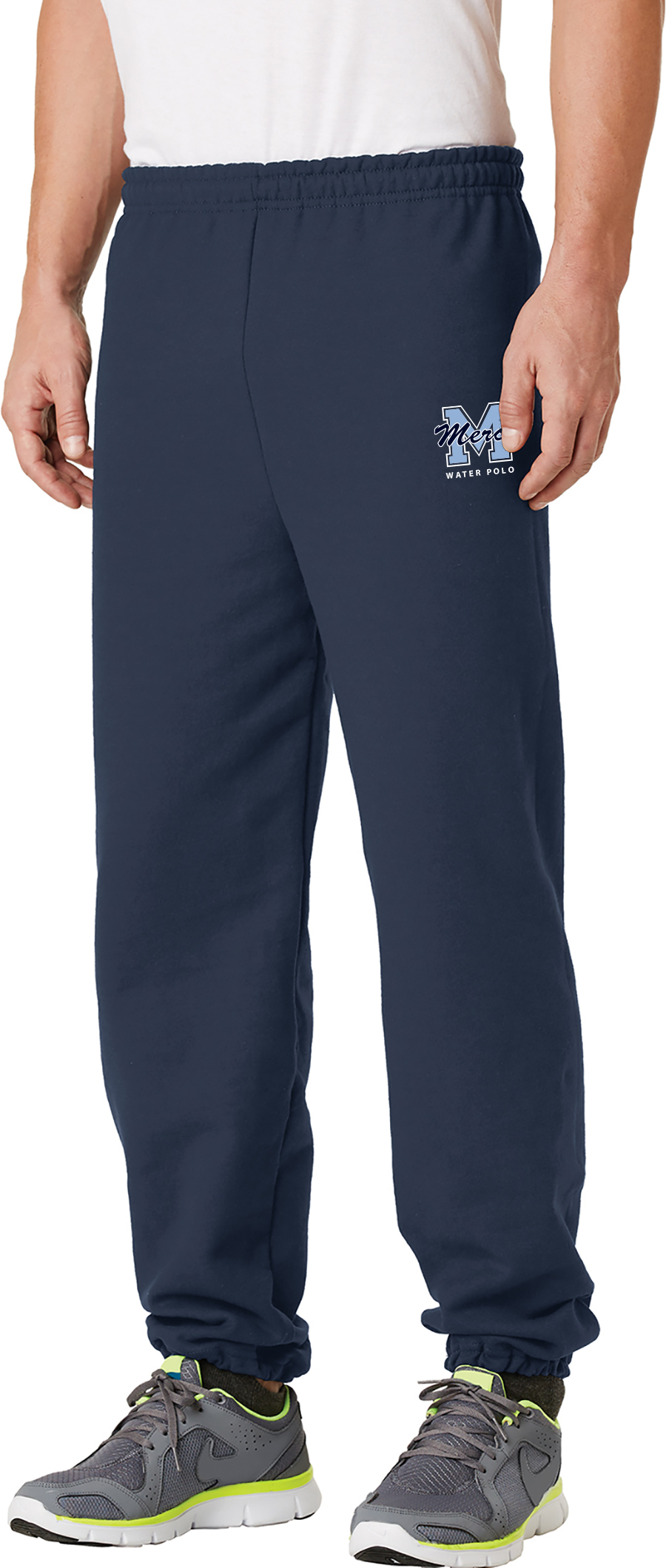 hanes navy sweatpants